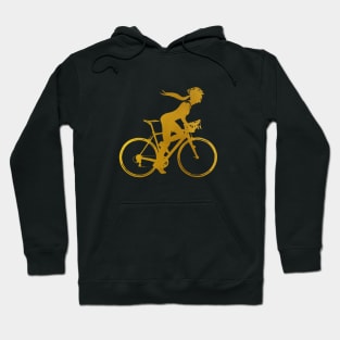 Female cyclist Hoodie